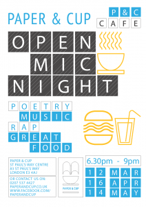 Open Mic @ Paper and Cup @ Paper and Cup | London | United Kingdom